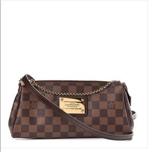Louis Vuitton Damien ebene Eva clutch / crossbody